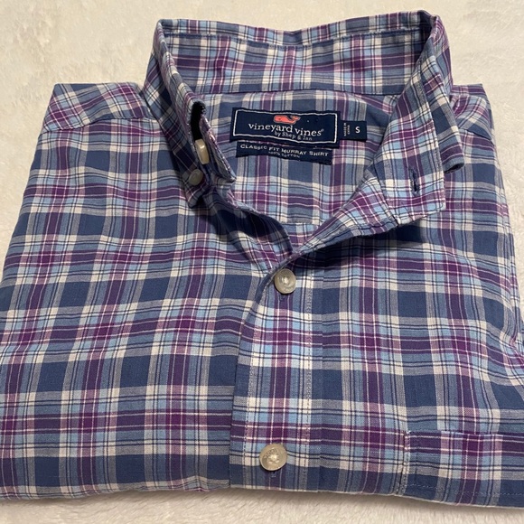 Vineyard Purple Button Up Shirt - Picture 3 of 4
